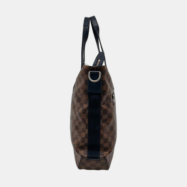 Damier Ebene Coated Canvas Brown