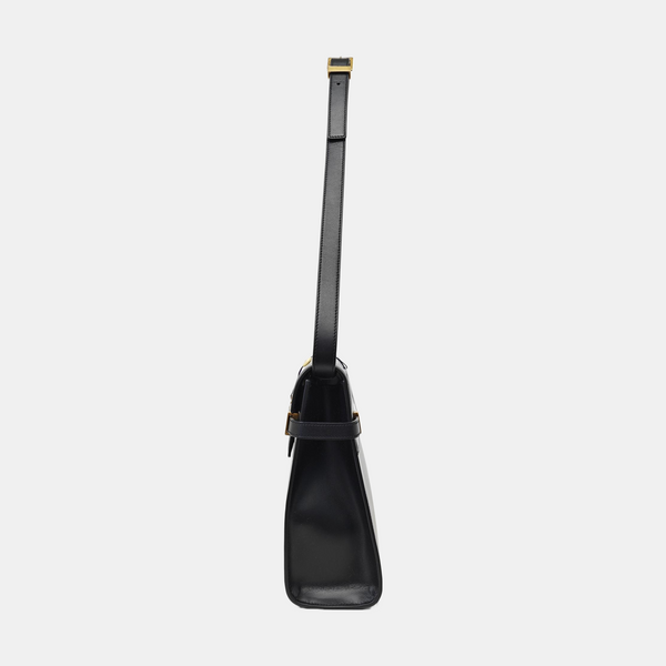 MANHATTAN Medium Calfskin Black