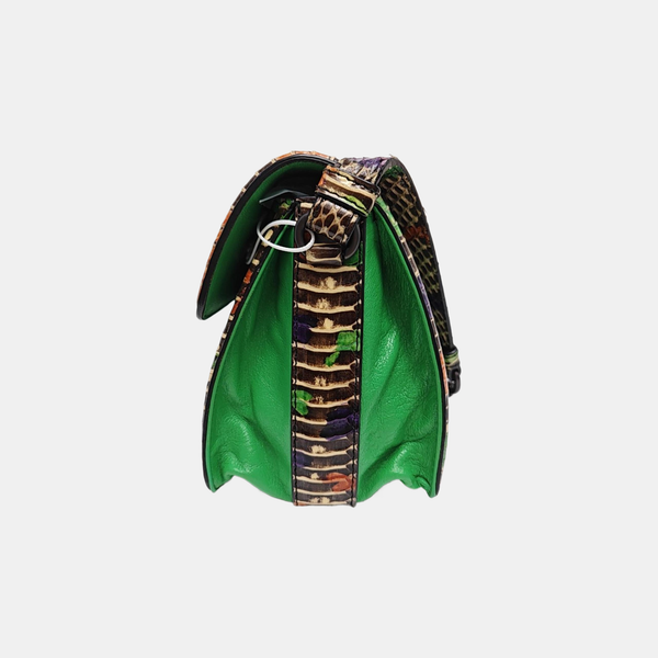 Quilted Calfskin Shoulder Bag Green