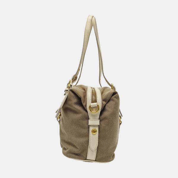Canvas Shoulder Bag Brown