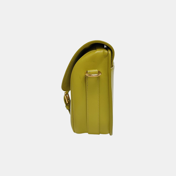 Authenticated pre-owned Bobby Medium Calfskin Green - Shoulder Bag at Looply