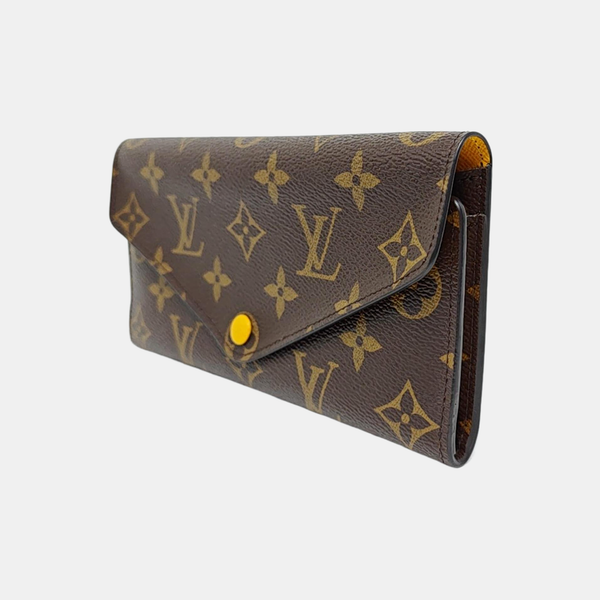 JOSÉPHINE Monogram Coated Canvas Brown Wallet