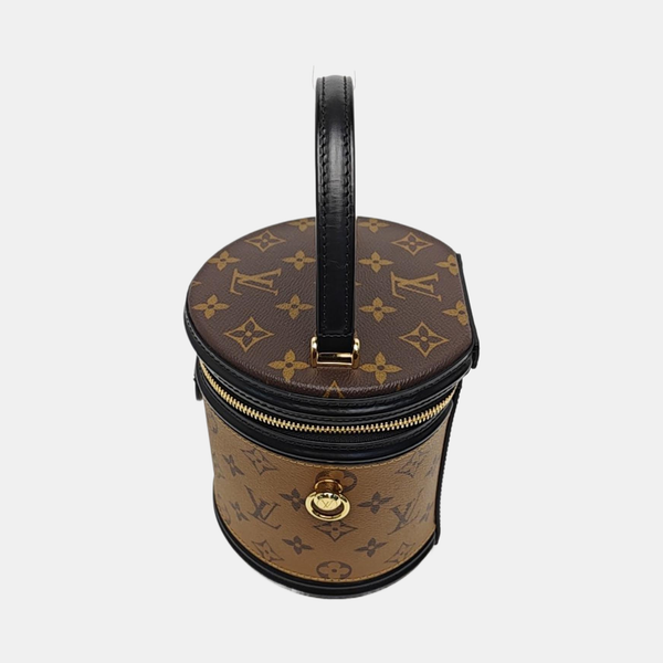 CANNES PM Monogram Coated Canvas Brown