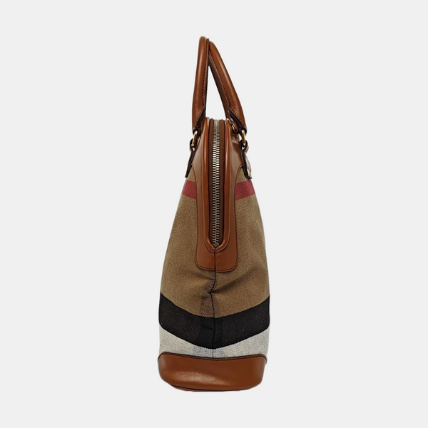 Canvas Shoulder Bag Brown