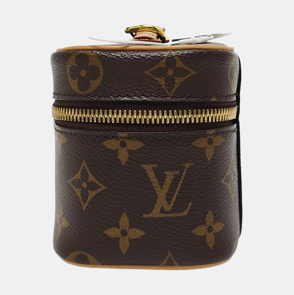 NICE Super Mini Monogram Coated Canvas Brown