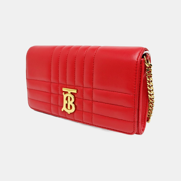 Lola Small Quilted Lambskin Red