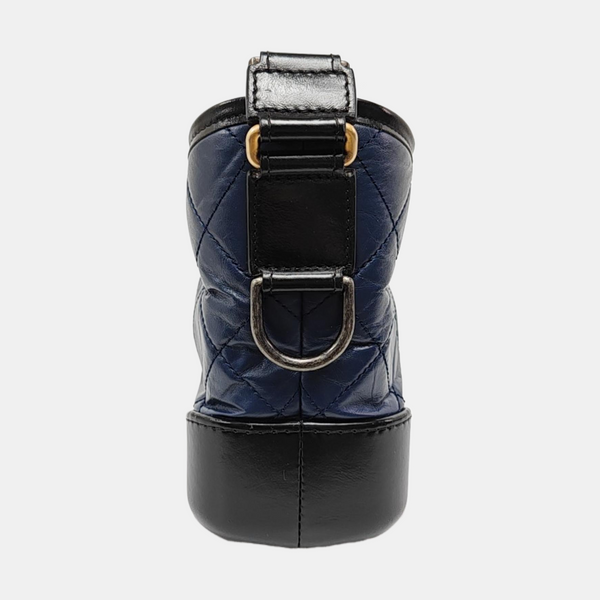 GABRIELLE Small Quilted Calfskin Blue