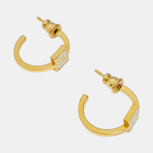 Metal Gold Stud Earrings