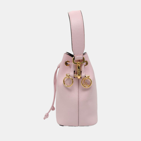 Authenticated pre-owned Mon Tresor Mini Calfskin Pink - Bucket Bag at Looply