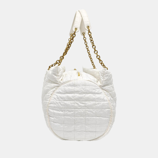 Quilted Fabric White
