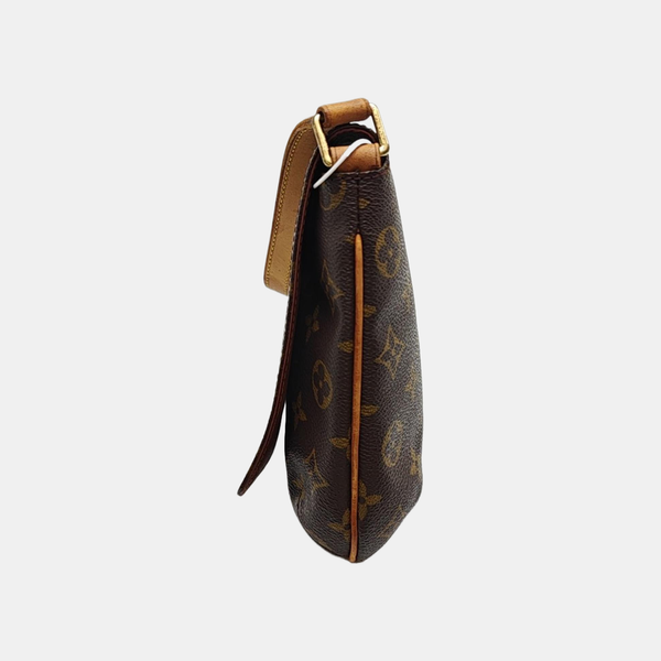 MUSETTE TANGO Monogram Coated Canvas Brown