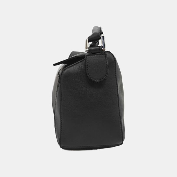 Puzzle Edge Small Calfskin Black