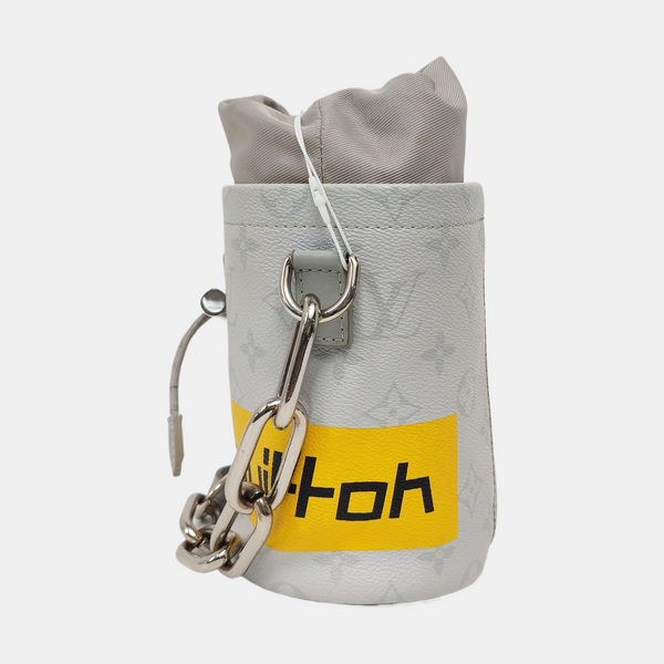 CHALK Monogram Coated Canvas Gray