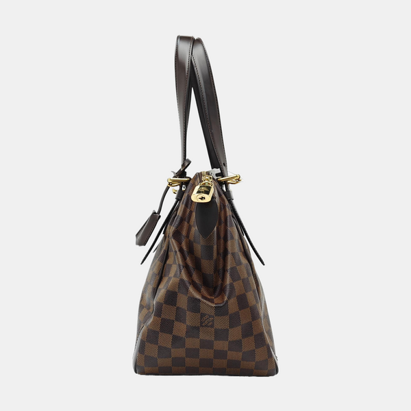 VERONA MM Damier Ebene Coated Canvas Brown