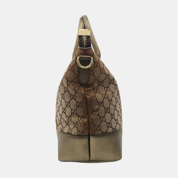 Monogram Canvas Tote Bag Beige