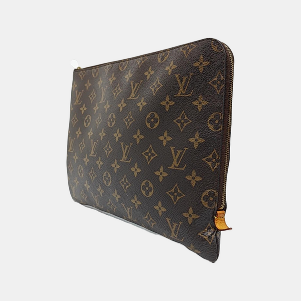 Etui Voyage MM Monogram Coated Canvas Brown
