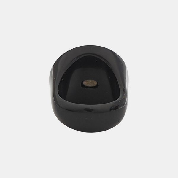 Synthetic Material Black Ring EU 53