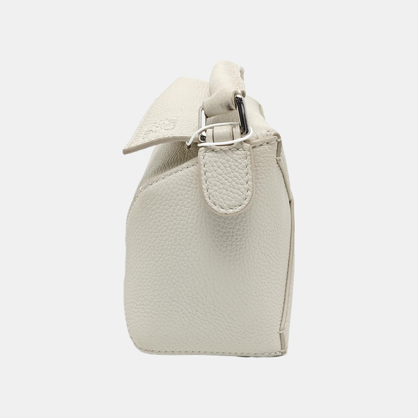 Puzzle Mini Calfskin White