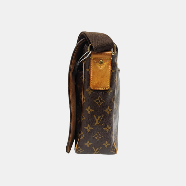VALMY Monogram Coated Canvas Brown