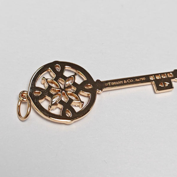 Tiffany Keys 18k Rose Gold Pendant
