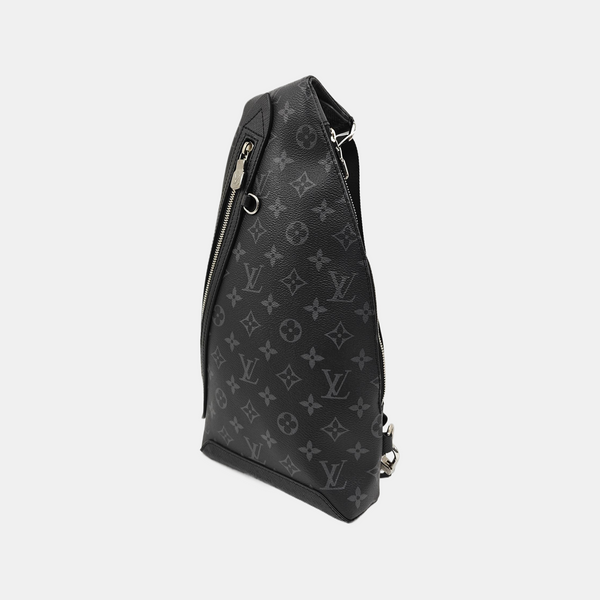DUO Monogram Coated Canvas Black