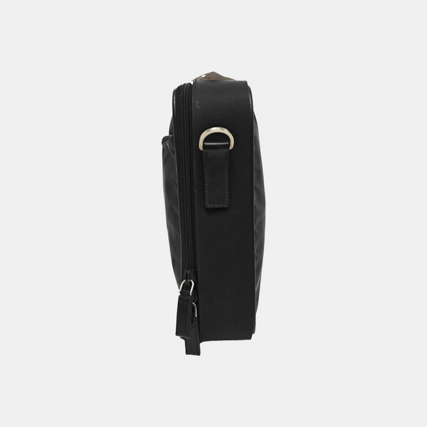Nylon Shoulder Bag Black
