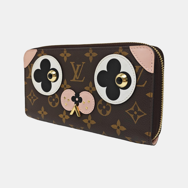 ZIPPY Monogram Coated Canvas Brown Wallet