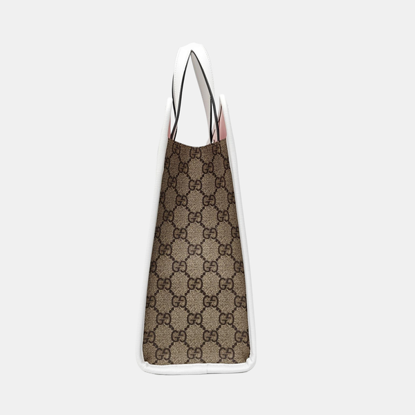 Children’s GG Bucket Monogram Coated Canvas Beige