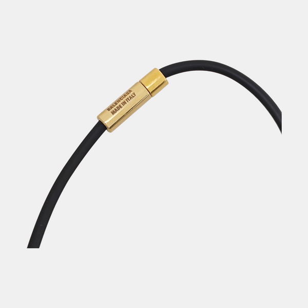 Synthetic Material Black Bracelet