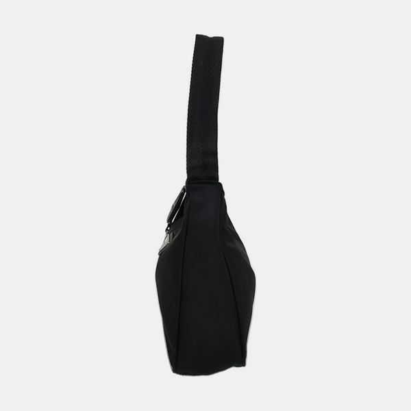 Authenticated pre-owned Re-Edition2000 Mini Nylon Black - Top Handle Bag at Looply