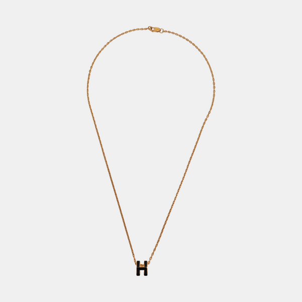 Pop H Metal Rose Gold Necklace