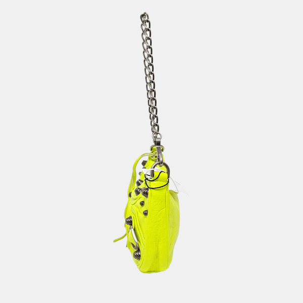 Le Cagole Mini Calfskin Green