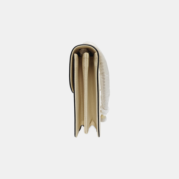 Interlocking G Large Calfskin Beige
