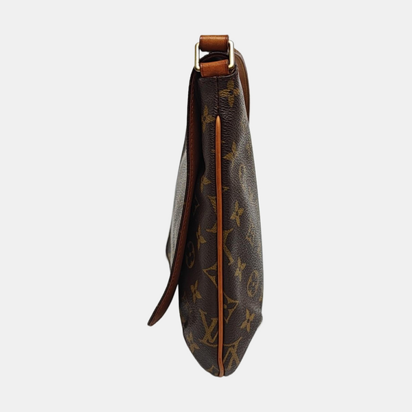 MUSETTE TANGO Monogram Coated Canvas Brown