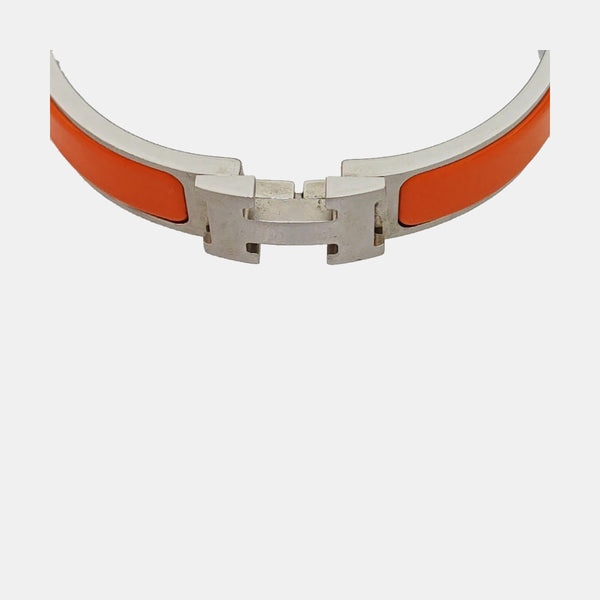 Clic H Metal Orange Bangle