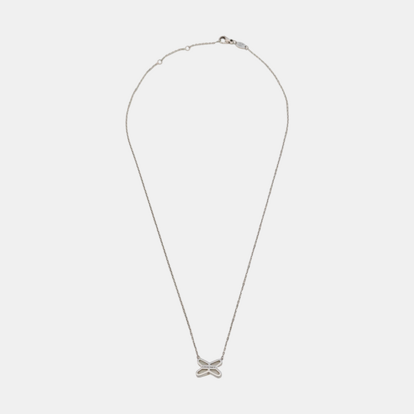 Jeux De Liens 18k White Gold Silver Necklace