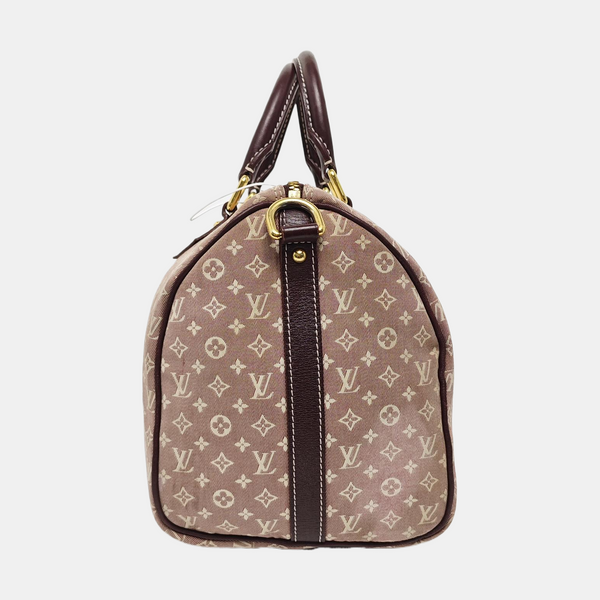 Authenticated pre-owned SPEEDY Monogram Canvas Pink - Top Handle Bag at Looply