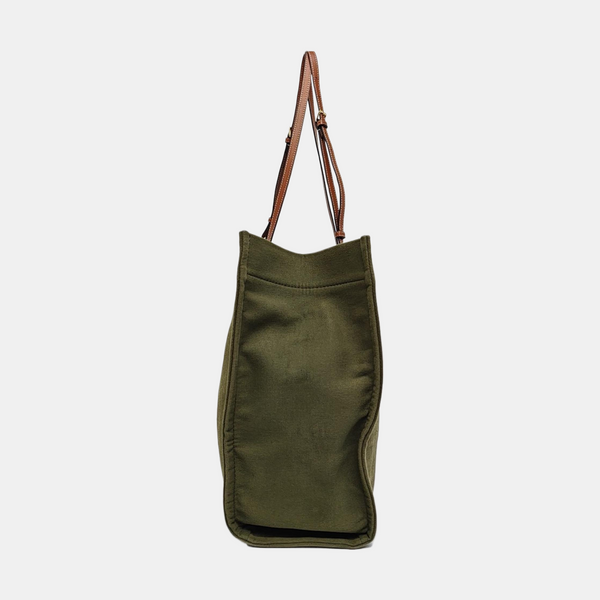 Authenticated pre-owned CABAS CELINE Fabric Green - Tote Bag at Looply