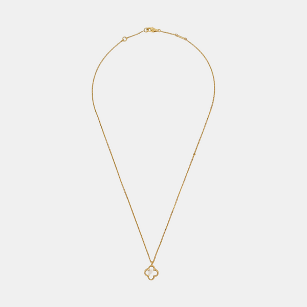 Sweet Alhambra 18k Gold Necklace