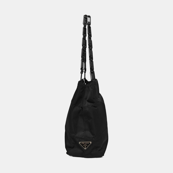 Nylon Tote Bag Black