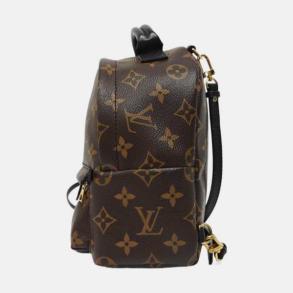 PALM SPRINGS Mini Monogram Coated Canvas Brown