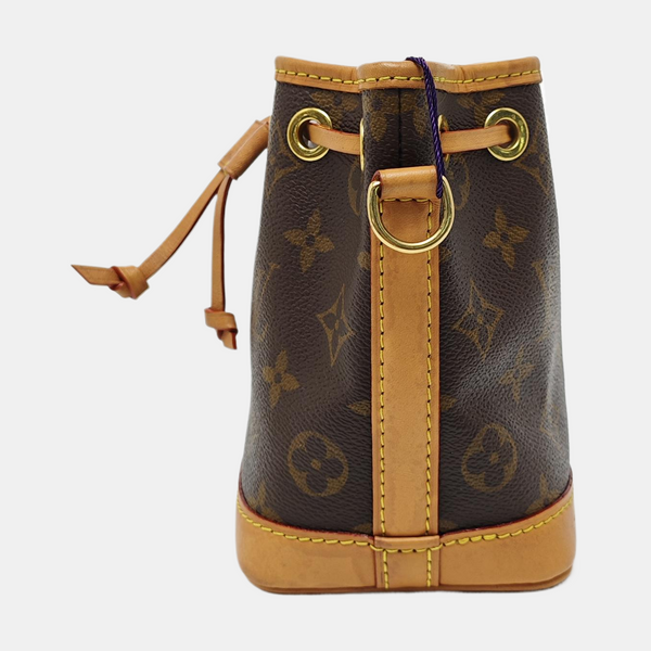 NOÉ Nano Monogram Coated Canvas Brown