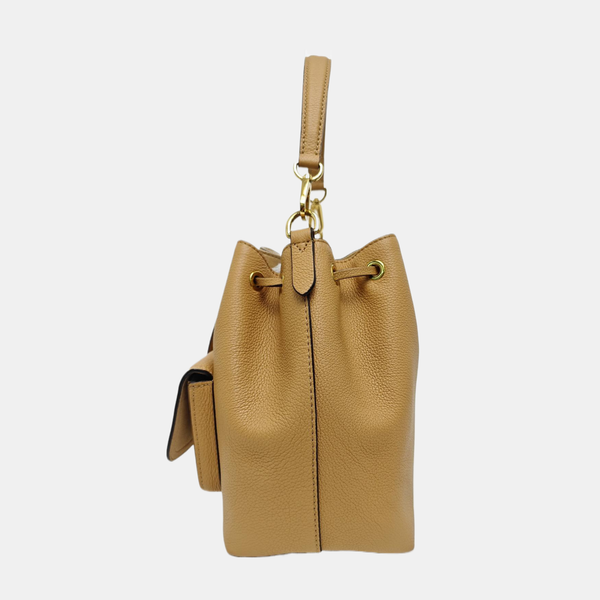 LOCKME PM Calfskin Brown