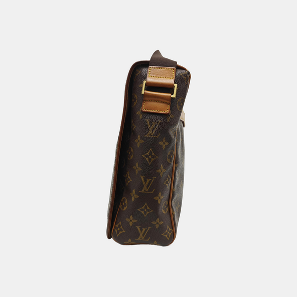 VALMY Monogram Coated Canvas Brown