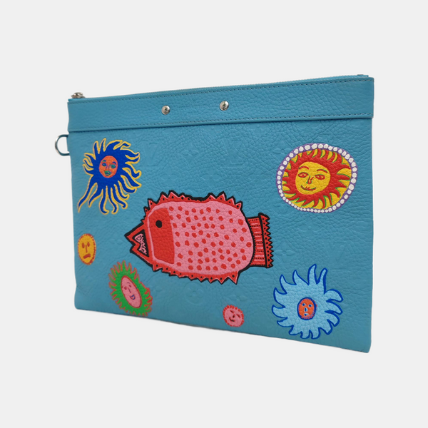 Monogram Calfskin Blue