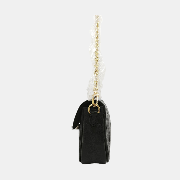 IVY Monogram Calfskin Black