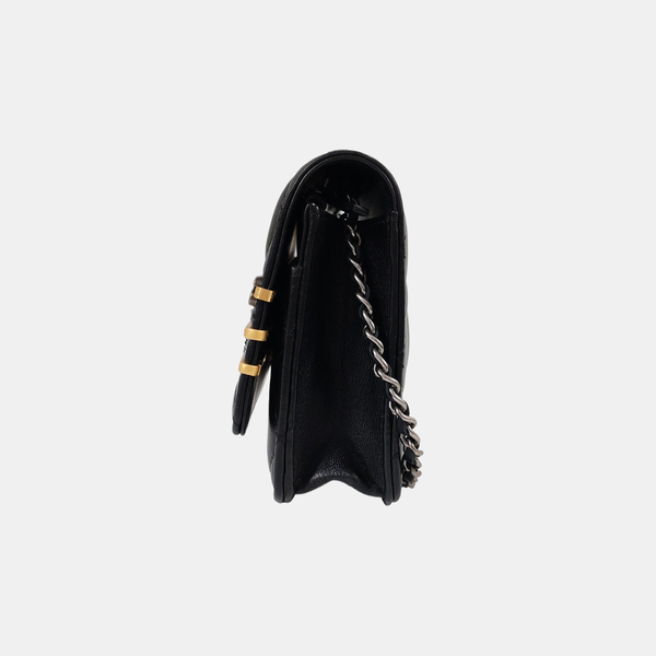 WOC Quilted Lambskin Black