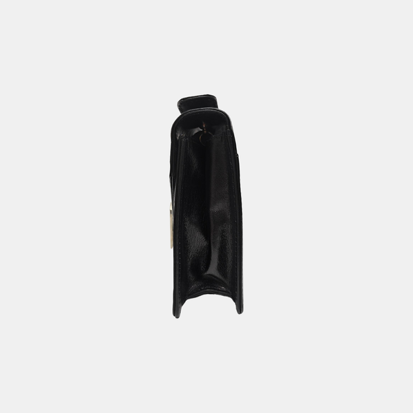 Calfskin Shoulder Bag Black