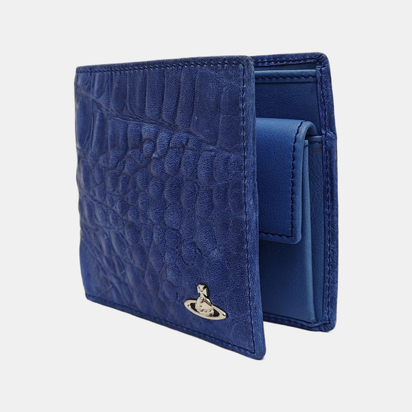 Leather Wallet Blue