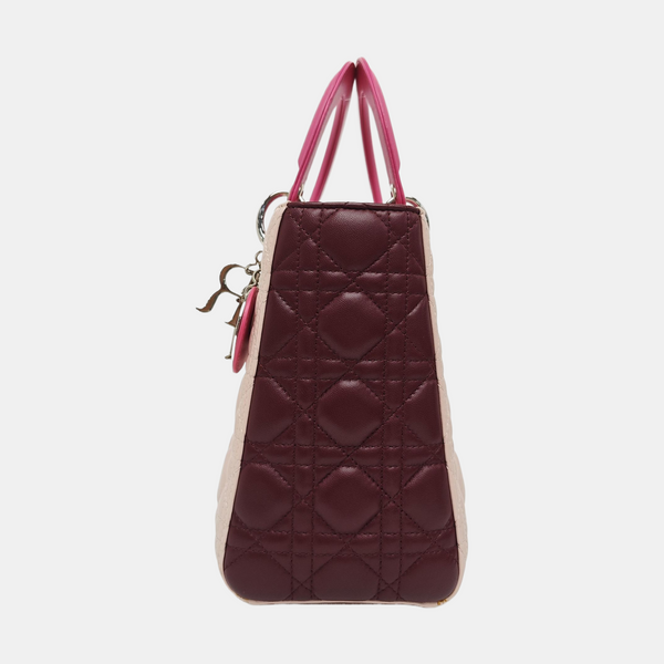 Lady Dior Medium Cannage Lambskin Pink